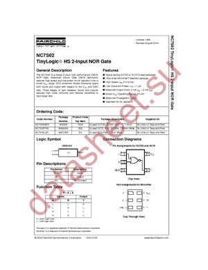 NC7S02M5 datasheet  